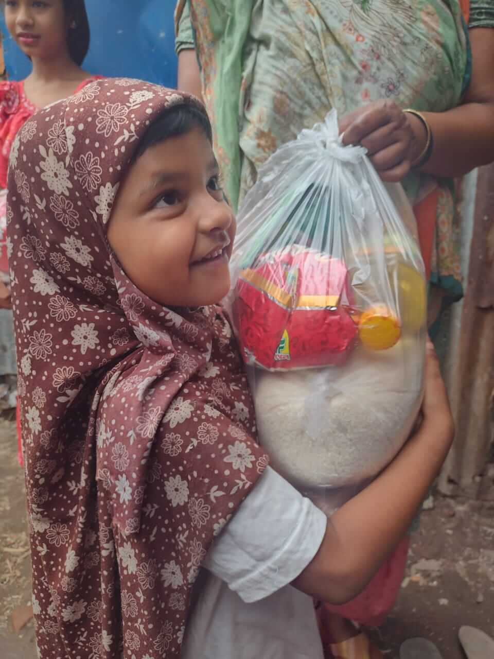Akhi received eid gifts