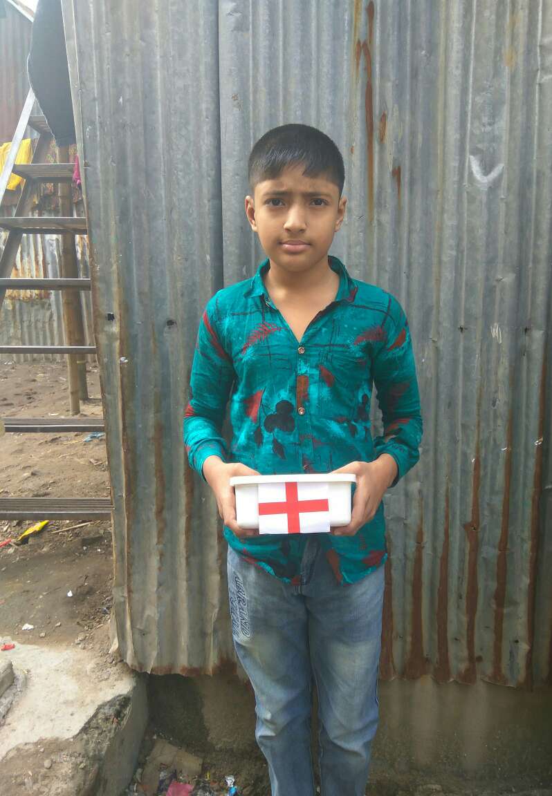 Arman made a first-aid box