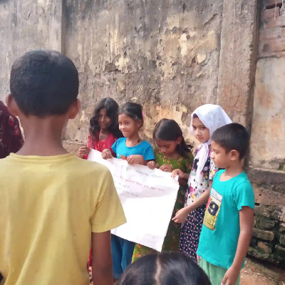 Abdur Rohman Jannat Sadia Alifa and Sultana Teaching the Rules of Personal Hygiene