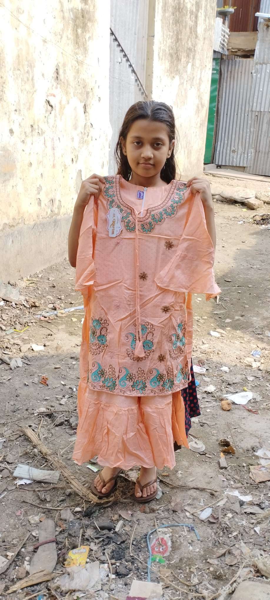Farzana Akter received eid dress 2