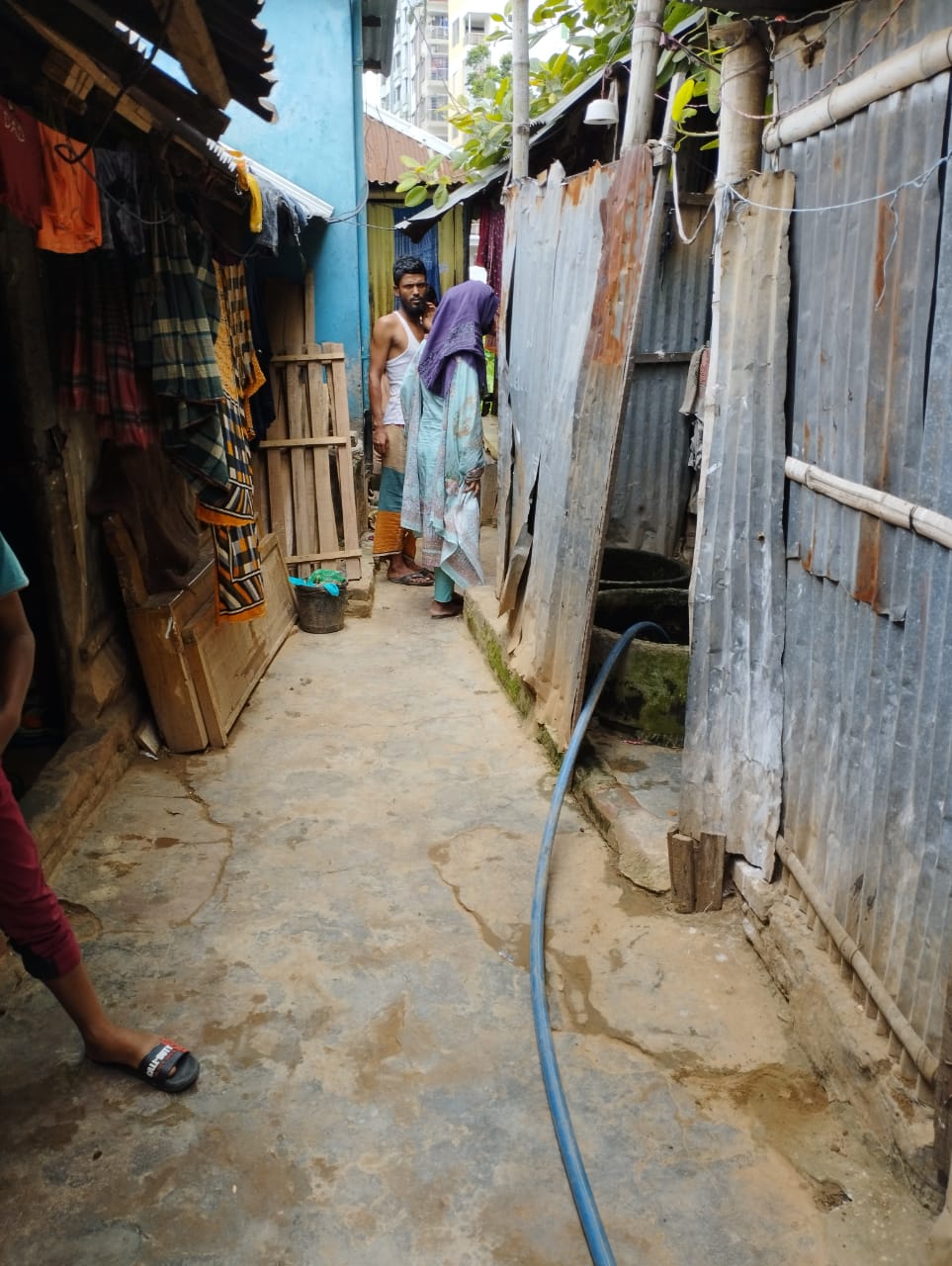An alley in Mirpur12 slum 2
