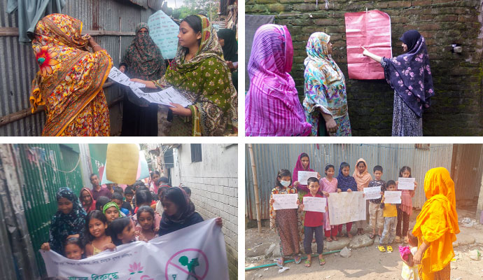Collage of child labor awareness