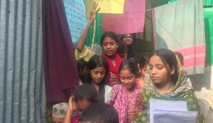 Kids participated in child labor awareness rally