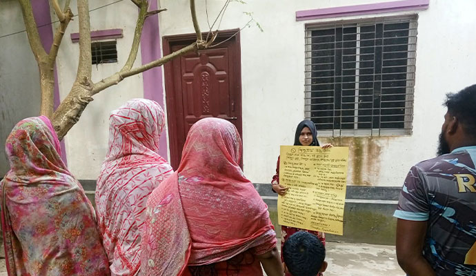 Oishi participated in awareness against child labor program by Shapla Foundation