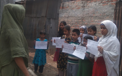 Children are spreading community policing awareness