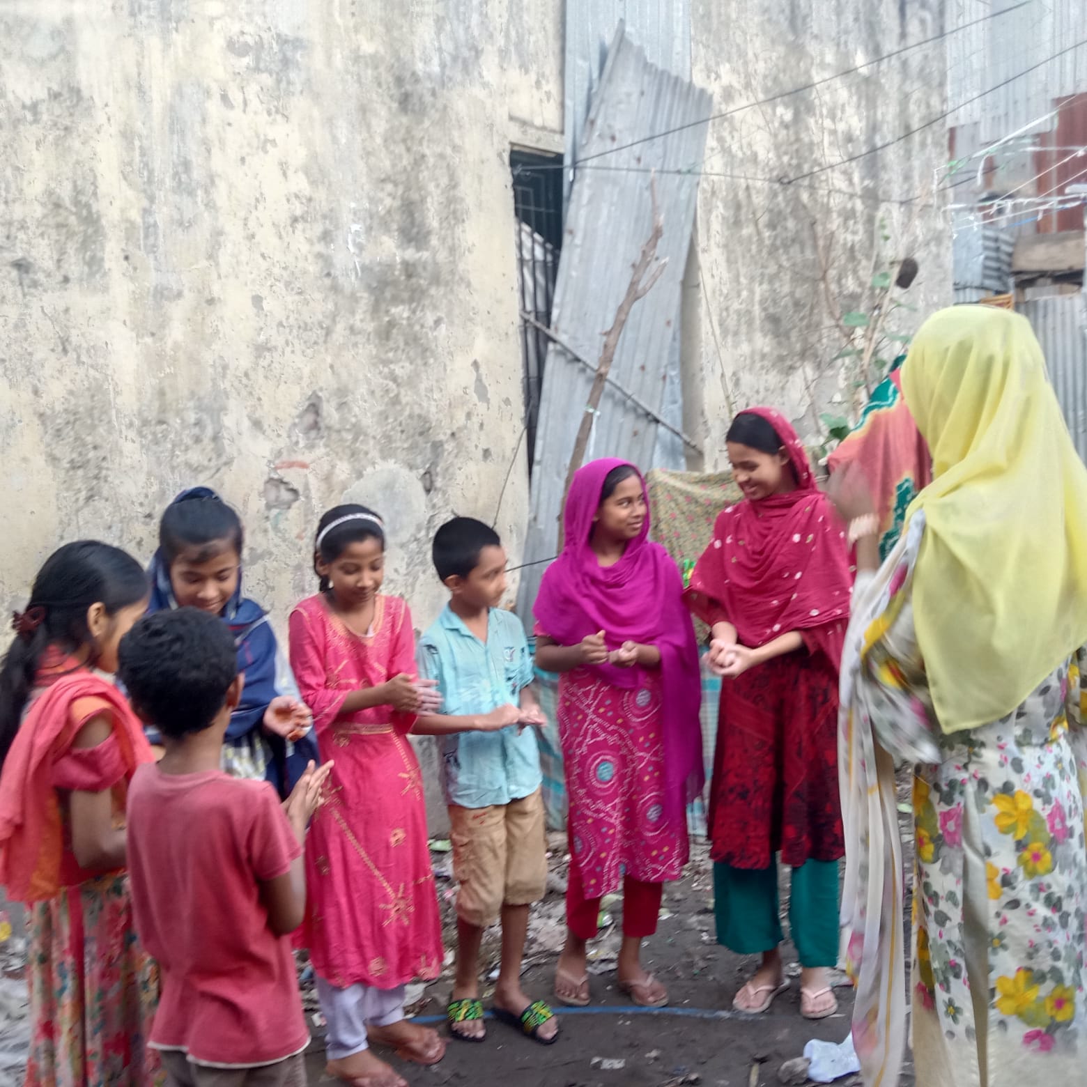 Children in Mohakhali participated in the Global Handwashing Day program 3