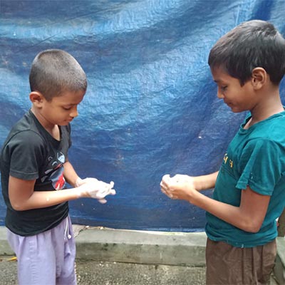 Abdur Rohman participated in global handwashing day program