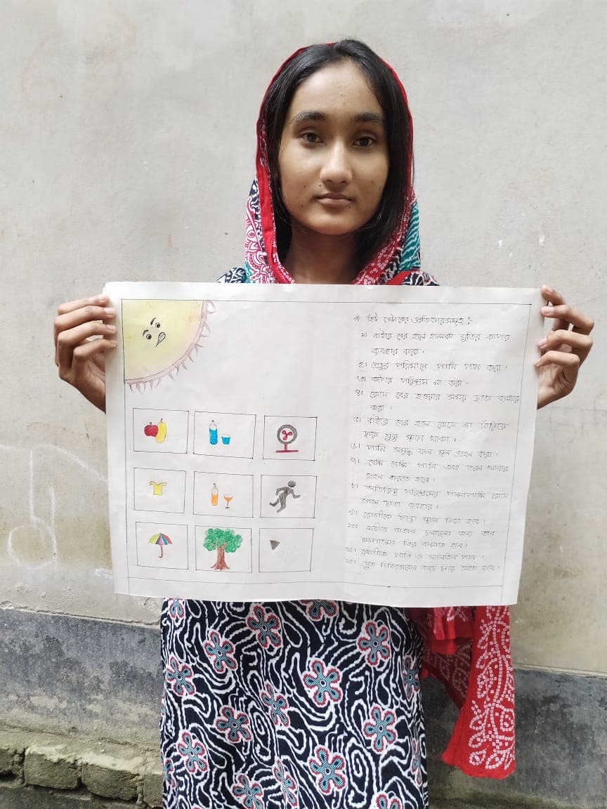 Bithi participated in heat wave awareness program