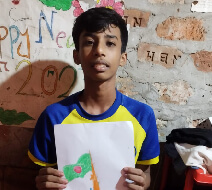 Kabir participated in the victory day drawing event