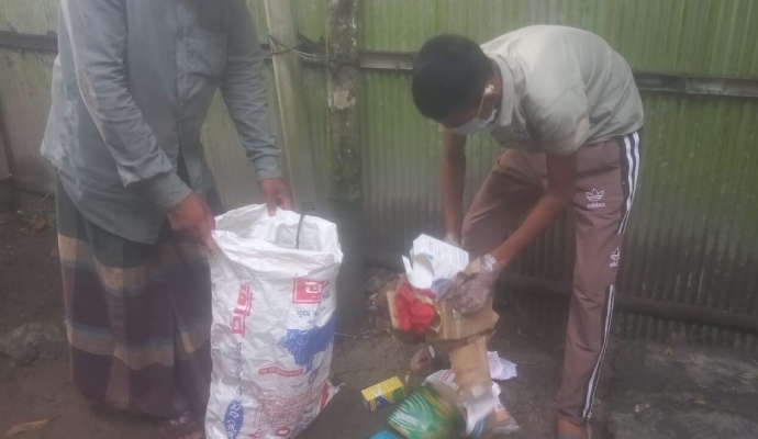 Riduyan participated in community cleaning