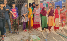 Kids in Mohakhali participated in the sports event