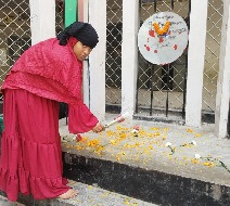 Nasrin participated in the mother language day program