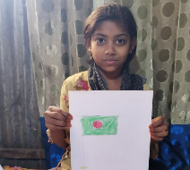 Nusrat participated in the victory day drawing event 2