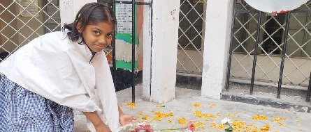 Nusrat participated in the mother language day program