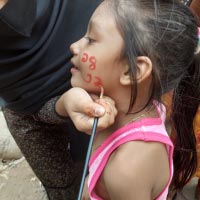 Fatema celebrated bengali new year