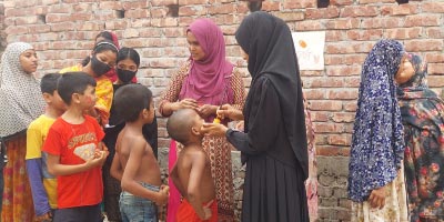 Kids in Mohakhali celebrated bengali new year