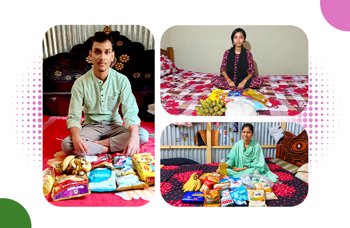 Puja grocery package banner