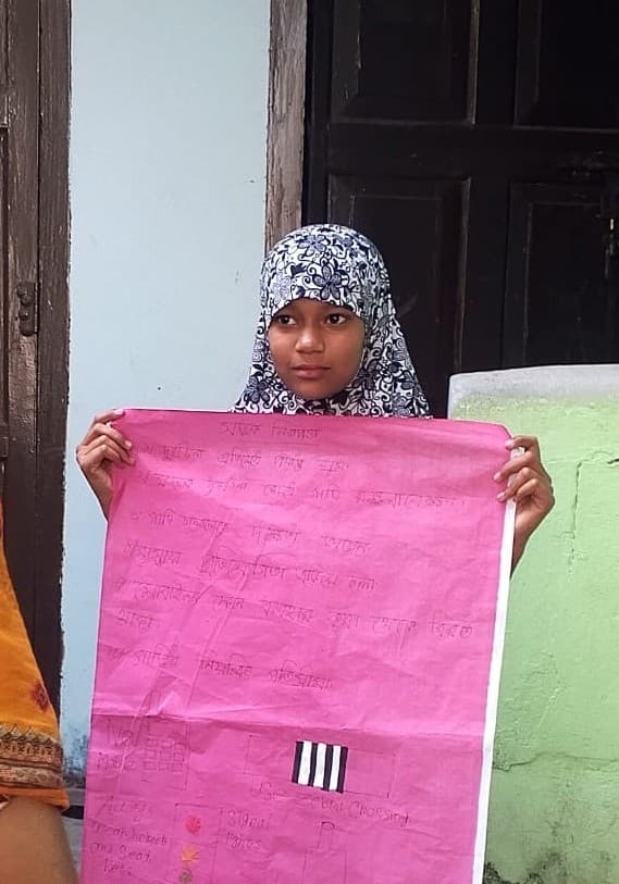 Nayema's road safety awareness activity
