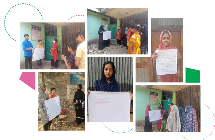 Collage of Safe Touch Awareness Program educating children on personal safety