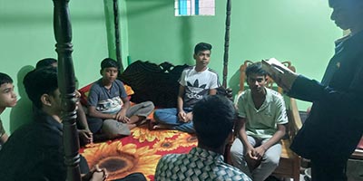 Kids in Mohakhali participated in our reading circle