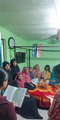 Kids in Mohakhali participated in our reading circle