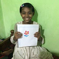 Nusrat participated in free hand drawing session