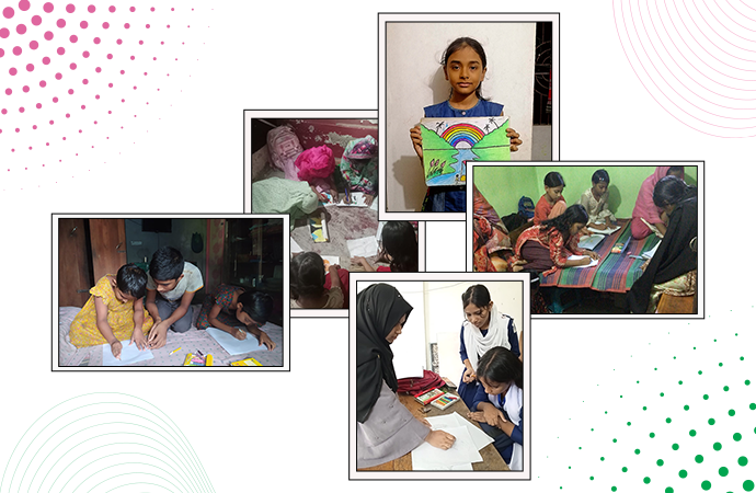 Sponsored kids drawing event