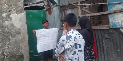 Kids in Mohakhali participated in viral fever awareness program