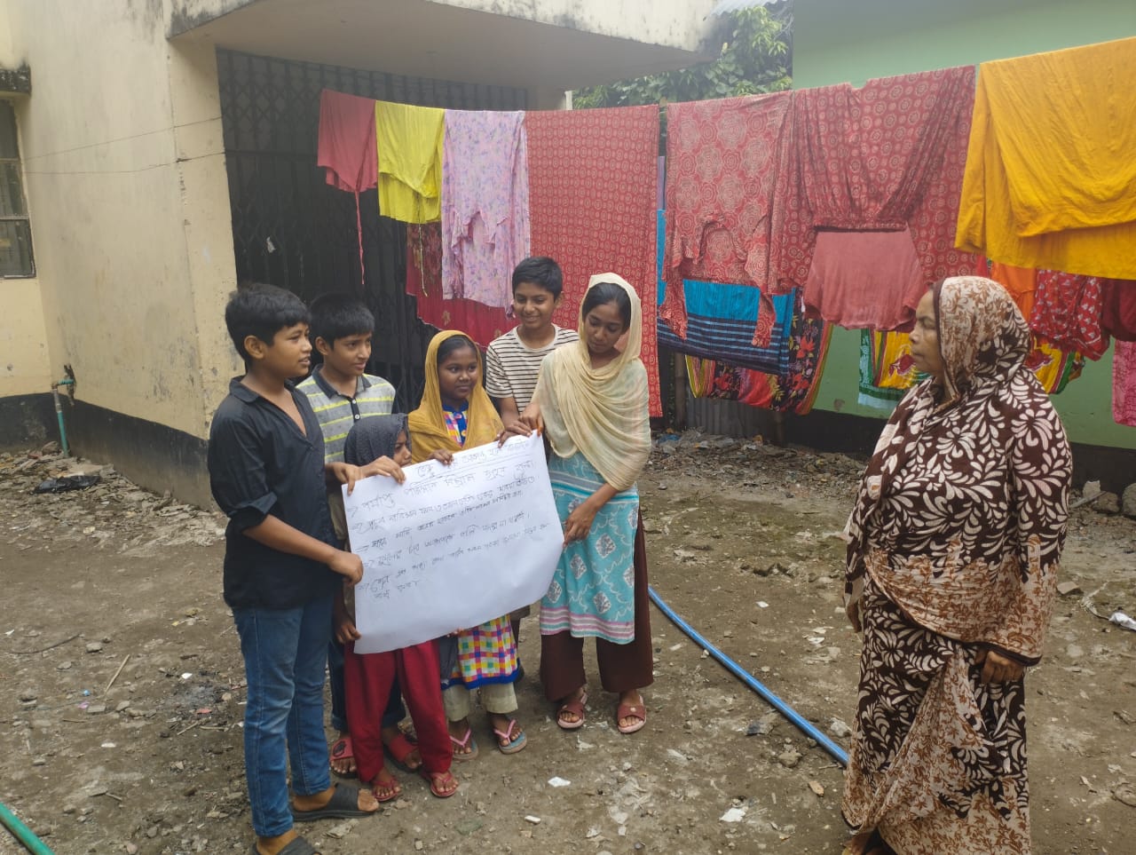 Kids in Mohakhali spreading dengue awareness 4