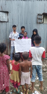 Jahid Kabir Khushi And Moriam Teaching The Rules Of Personal Hygiene