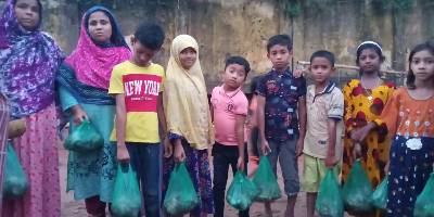  Kids in Mirpur Received Qurbani Meat