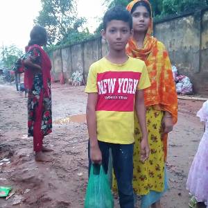 Parvez Received Qurbani Meat