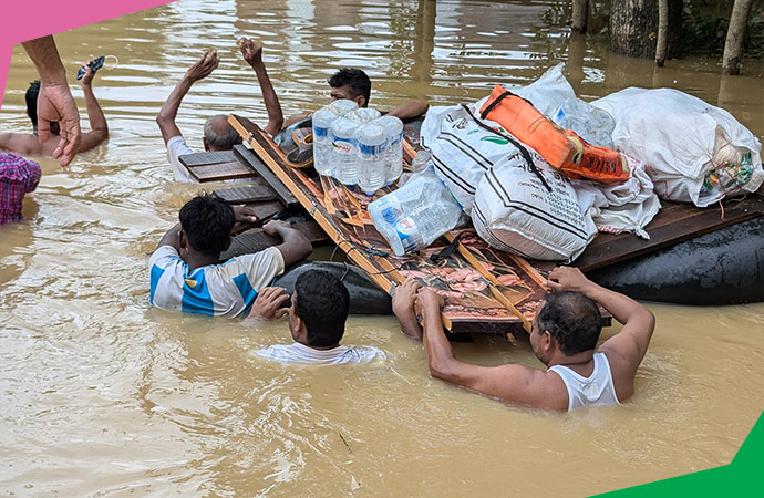 Supporting-in-flood