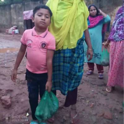 Rifat Received Qurbani Meat