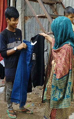 Rakib received eid dress and iftaar