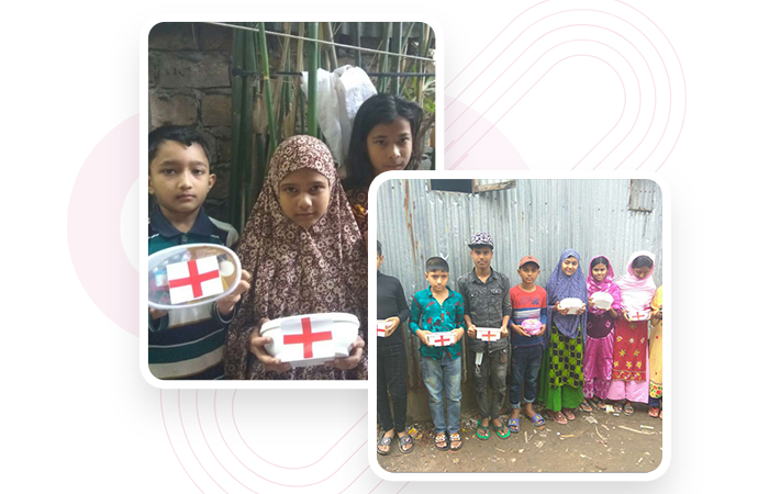 Children in Mohakhali Made first Aid Box