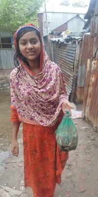 Sweety Received Qurbani Meat