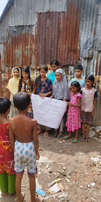 Synthia Rakib Sanjida Munni Fatema Tanjila Shirin Arifa Teaching The Rules Of Personal Hygiene